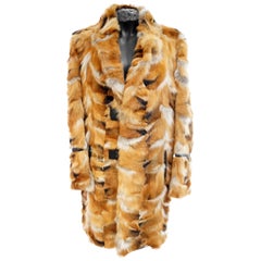 ROBERTO CAVALLI FOX FUR COAT for MEN