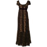 Anne Fogarty  Maxi abito con stampa