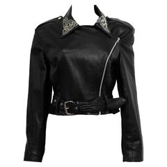 Helen Storey Real Classics Embellished Leather jacket