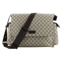 Used Gucci Diaper Bag GG Coated Canvas