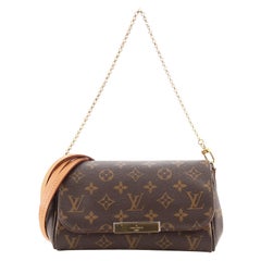Lieblingshandtasche von Louis Vuitton mit Monogramm aus Segeltuch PM
