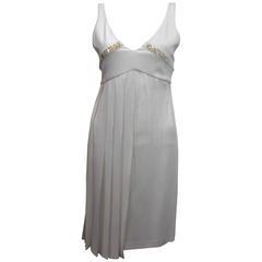 Christian Dior White Silk Dress c. 2005