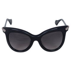 Vivienne Westwood Cat-Eye Diamante Horned Sunglasses