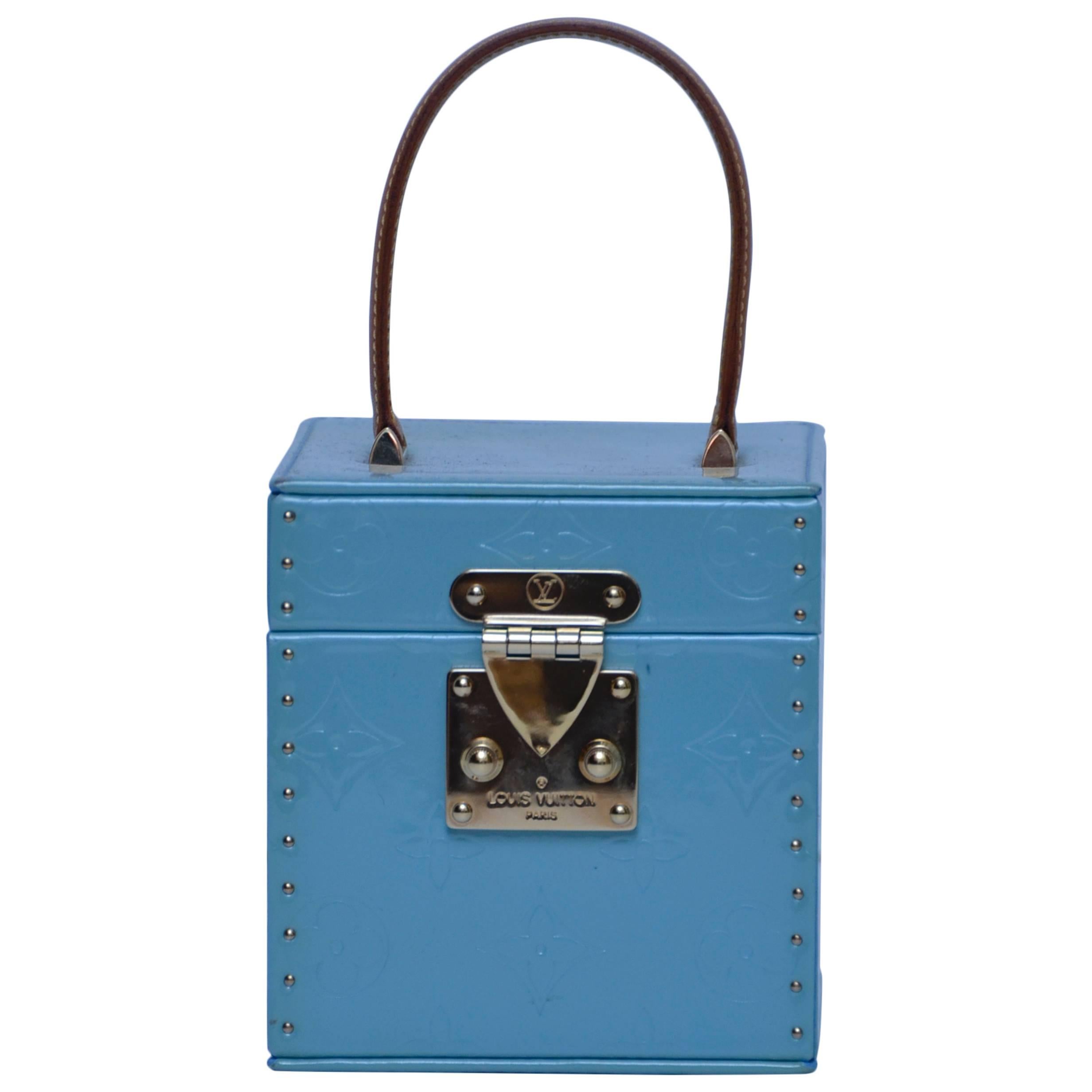  Louis Vuitton  Vernis Bleecker Mini Trunk Clutch Box Mini Bag