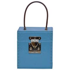 Louis Vuitton Vernis Bleecker Mini Trunk Clutch Box Mini Tasche