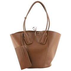 Bottega Veneta Basket Tote Leather Large Brown