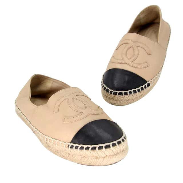 CHANEL Leather Ballerinas at 1stDibs