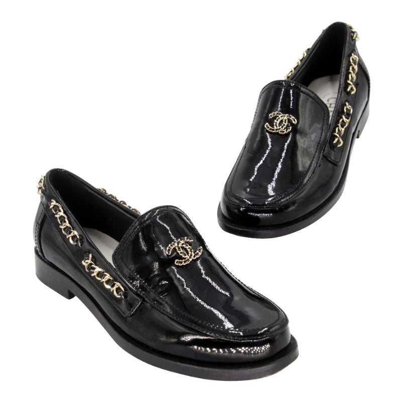 Chanel Chain Loafers - 2 For Sale on 1stDibs