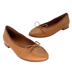 Ballerines Chanel 39C Ballerina en cuir CC-1028P-0008
