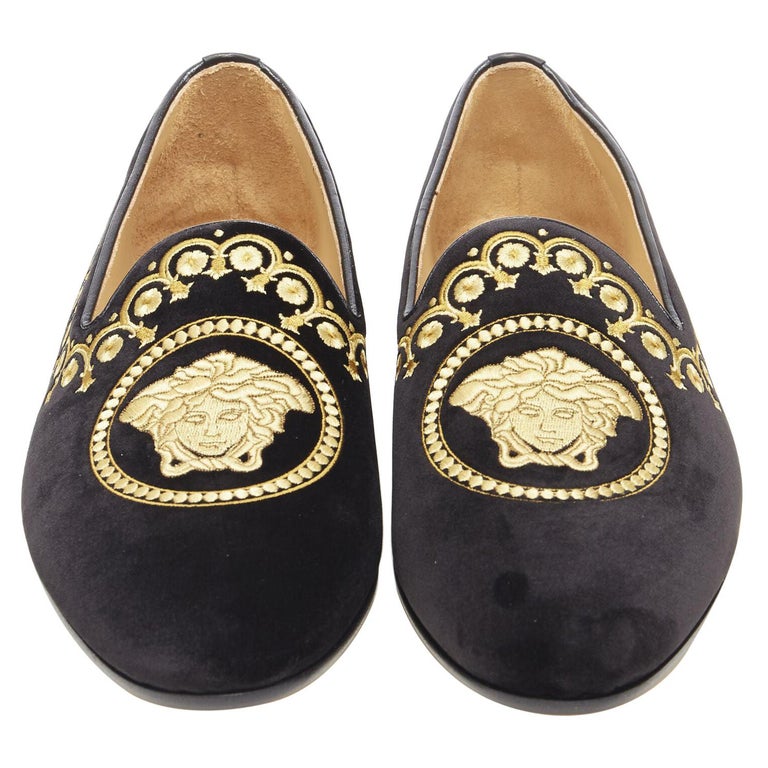 Versace Loafers - 23 For Sale on 1stDibs | versace mens loafers, versace  shoes loafers, mens versace loafers