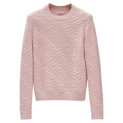 Hermes Sweater Loungewear Voyage Rose Petale Wool 40 / 8 New w/ Tag