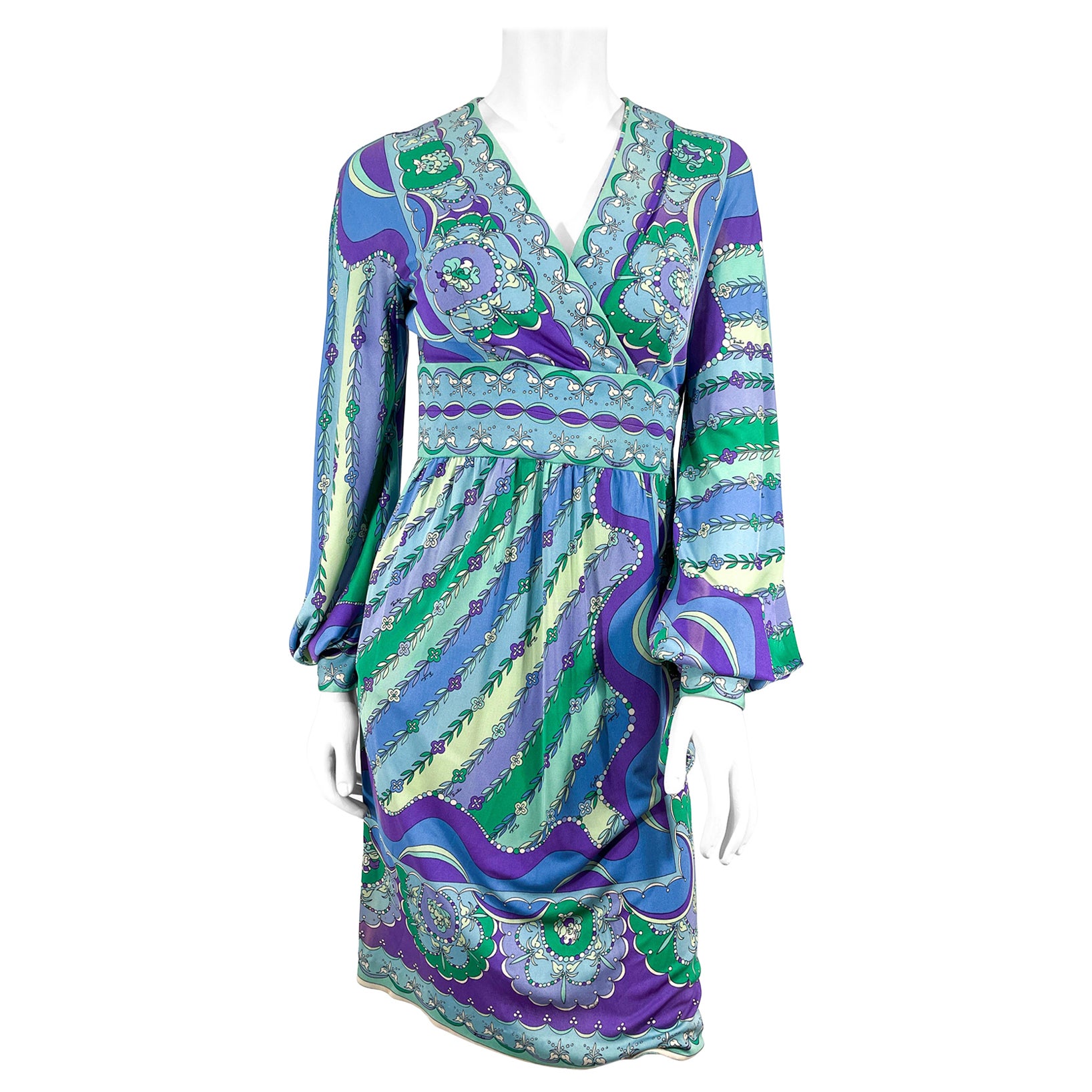 1960s Emilio Pucci Printed Dress For Sale at 1stDibs