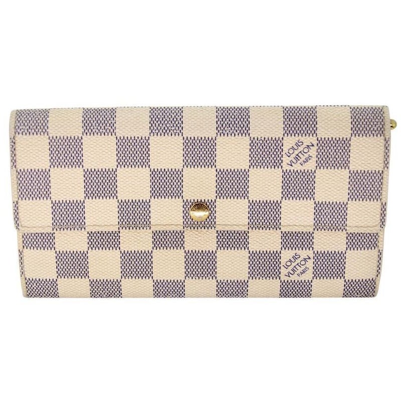 Louis Vuitton Sarah GM Large Azur Canvas Wallet LV-0729N-0003