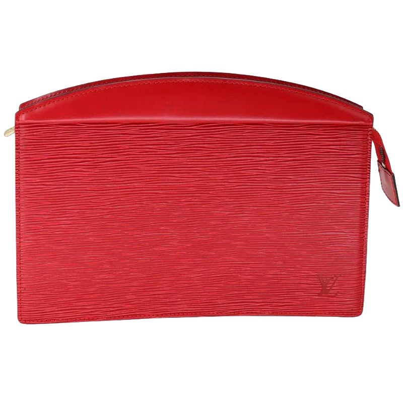 Louis Vuitton EPI Castilia Scarlet Monogram Travel Clutch LV-B0209N-0013 For Sale