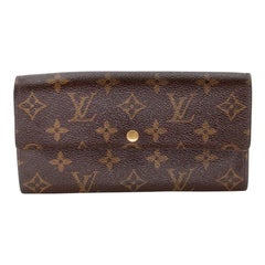 Louis Vuitton Sarah GM Large Canvas Travel Wallet LV-0813N-0005