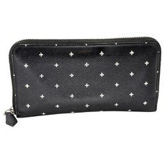 Langes Pandora-Brieftasche mit Reißverschluss von Givenchy mit Kreuzdruck GV-W0128P-0001
