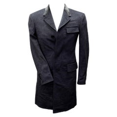 Thom Browne Grey XS Velvet Collar Classic Chesterfield Overcoat Jacket Coat
