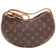 Vintage Louis Vuitton Pochette Croissant Monogram Canvas Shoulder Handbag