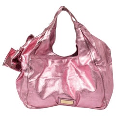 Valentino Metallic Pink Leather Nuage Bow Tote 1stDibs | metallic pink bag, valentino bow tote, nuage bow bag