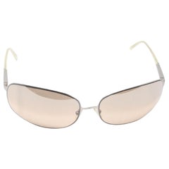 Prada - Grandes lunettes de soleil rectangulaires Sport SPR 50E en métal