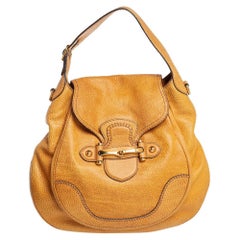 Gucci Mustard Leather Large New Pelham Hobo