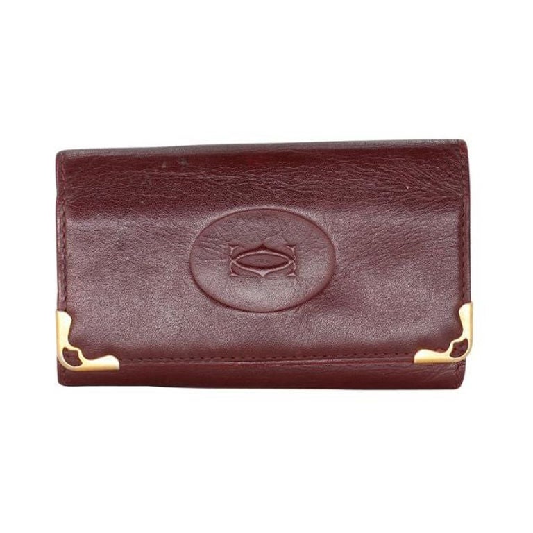 Cartier Passport/Cards holder in black and gold goat leather in ...