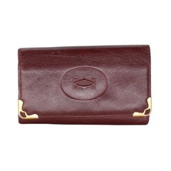 Cartier 6 Key Holder Monogram Leather Wallet CR-1217P-0003