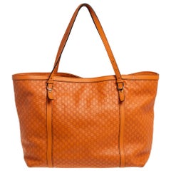 Gucci Orange Microguccissima Leather Medium Nice Tote