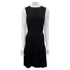 Chanel Black Silk Sleeveless Dress - 36 - Circa 01A