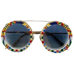 Dolce & Gabbana Plastic Sicily
Caretto printed sunglasses