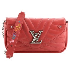 Louis Vuitton New Wave Chain Pochette Quilted Leather