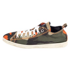 Dsquared Camouflage Stoff Low Top Turnschuhe Größe 43