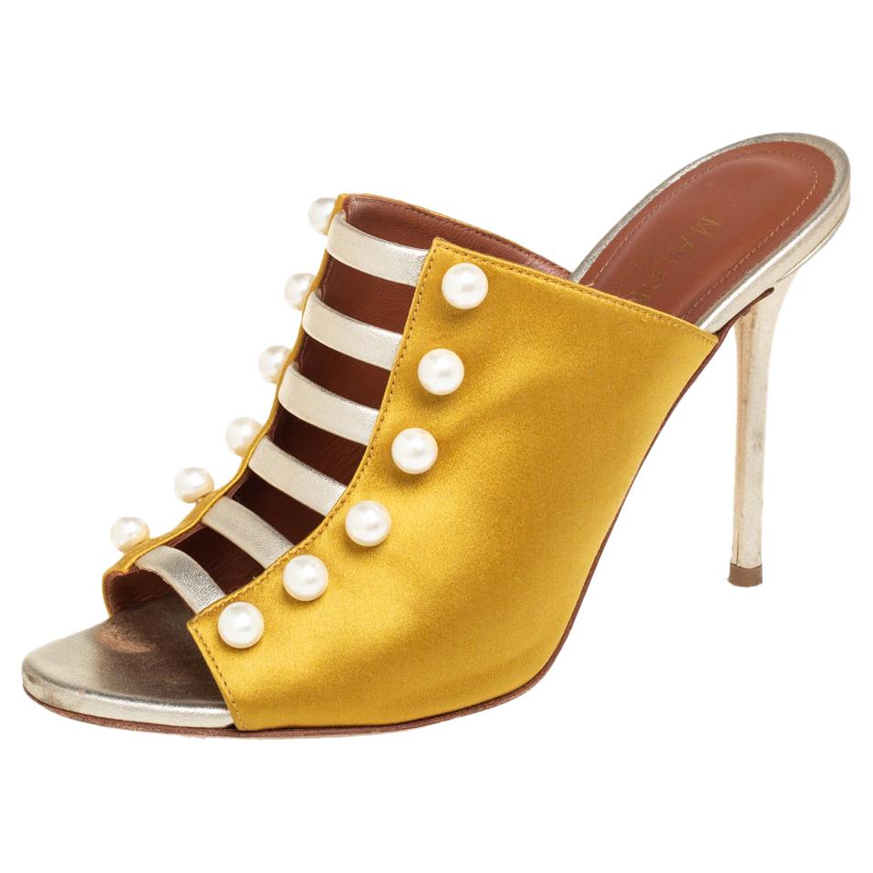 malone souliers white heels