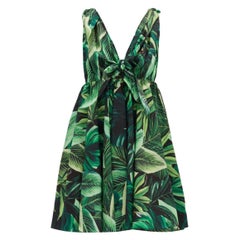 Iconic Dolce & Gabbana’s green Sicilian jungle dress