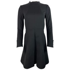 Mini Vestido Negro Saint Laurent