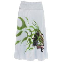 Prada Accordion Pleated Cadillac Car Print Skirt, Spring - Summer 2012 2