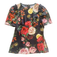 Dolce & Gabbana Floral printed top blouse