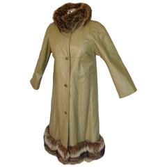 Suede Trimmed Bonnie Cashin Blanket Coat For Sale at 1stdibs