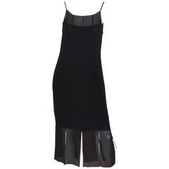 Chanel 1997A Silk LBD Slip Dress