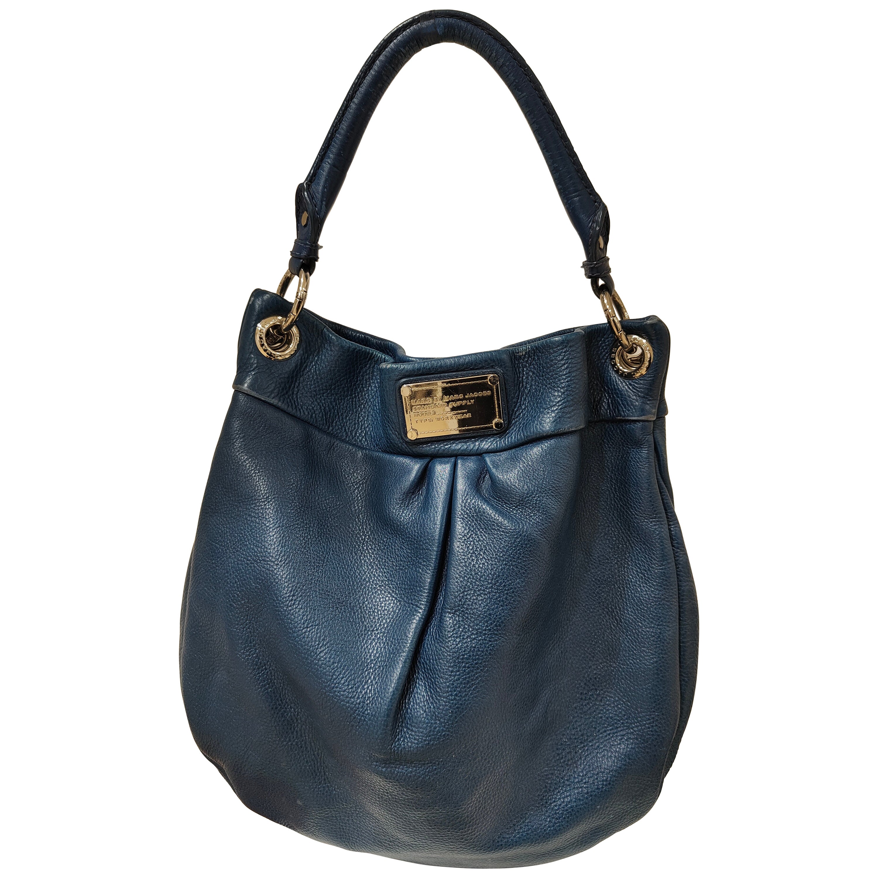 Marc by Marc Jacobs blue shoulder handle bag For Sale