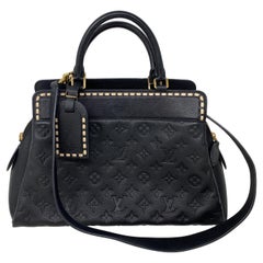 Louis Vuitton Black Leather Bag 