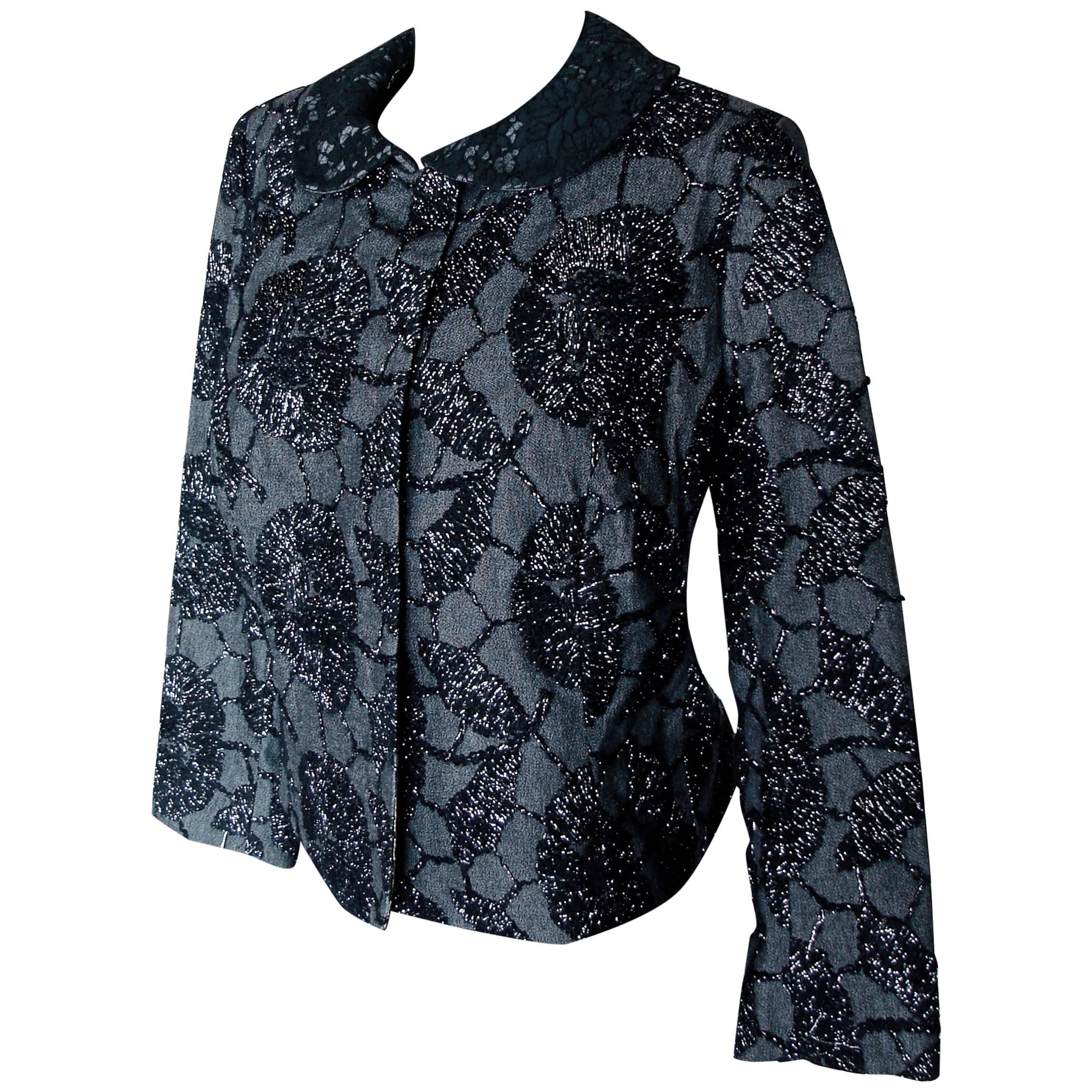 cropped evening jacket