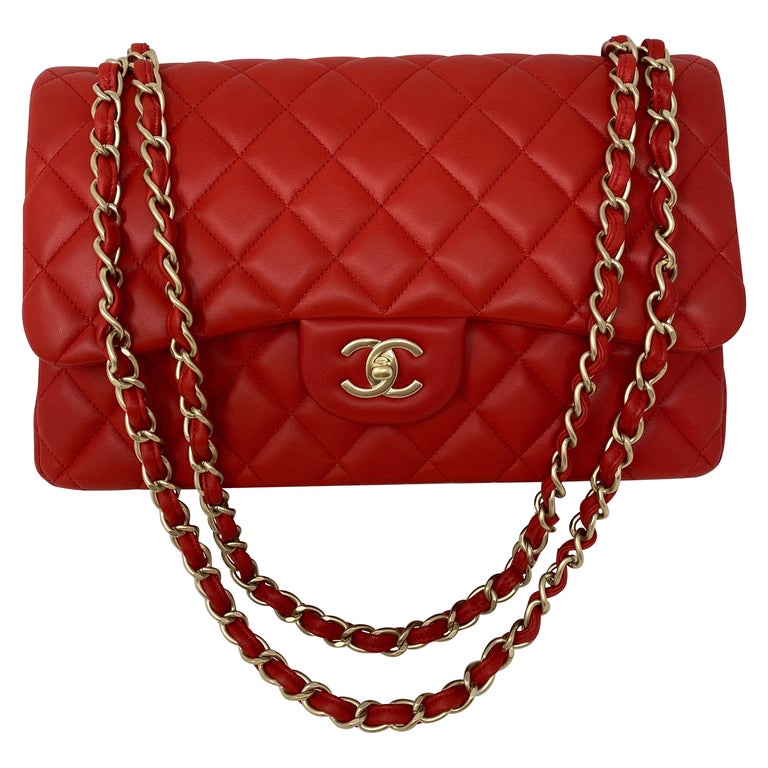 Chanel Red Jumbo Bag at 1stDibs  red jumbo chanel bag, chanel