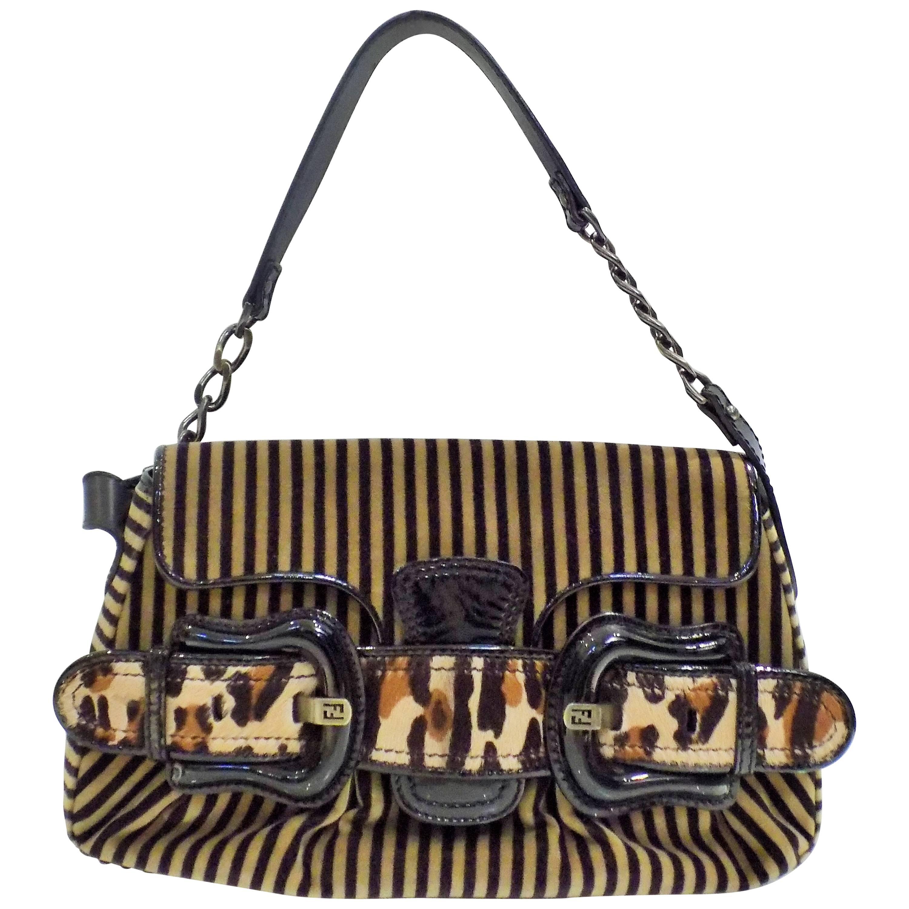 1990s Fendi Pony Hair Bag