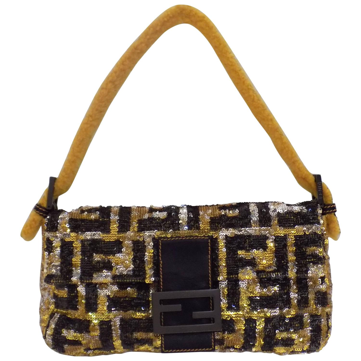 Fendi Sequin Baguette - 5 For Sale on 1stDibs | sequin fendi baguette, fendi  baguette sequin, vintage fendi sequin baguette