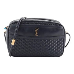 Saint Laurent Victoire Camera Bag Quilted Leather