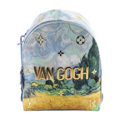 Louis Vuitton Palm Springs Rucksack Limited Edition Jeff Koons Van Gogh Druck