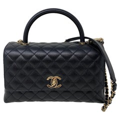 Chanel Black Coco Handle Bag 