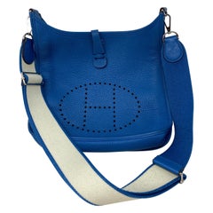 Hermes Evelyne Blau PM Tasche