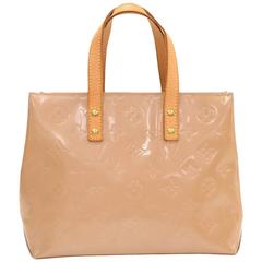Louis Vuitton Reade PM Brown Noisette Vernis Leather Hand Bag